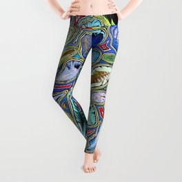 Feathers of birds of the world Leggings