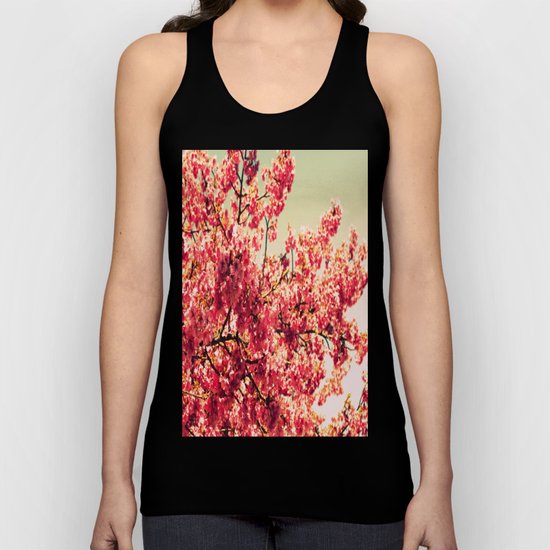 floWers : Romantic Vintage Blossoms Unisex Tank Top