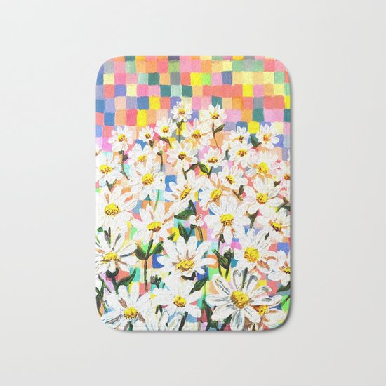 Land of Daisies Bath Mat