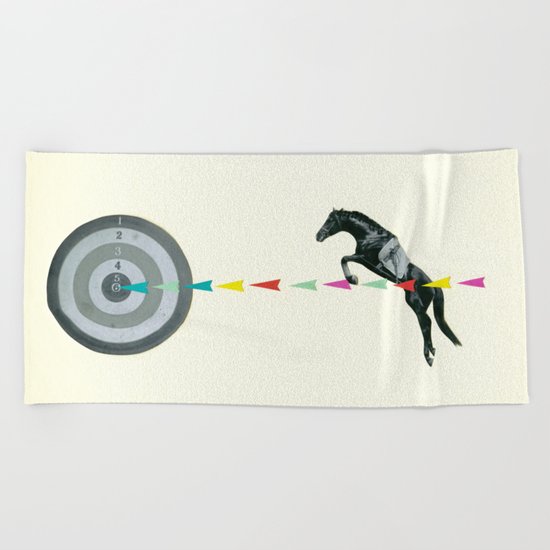 On Target : Sagittarius Beach Towel