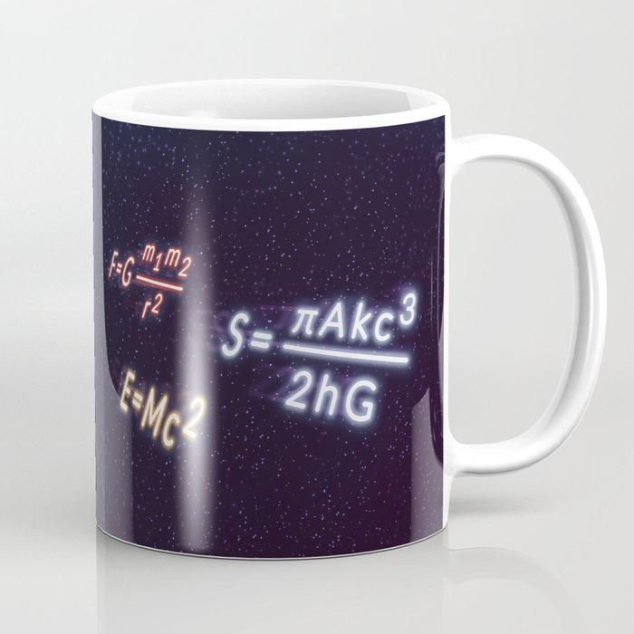 Ghosts in the Sky: Stephen Hawking and Albert Einstein Coffee Mug