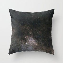 Black Deep Space Galaxy Universe Throw Pillow
