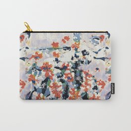 Floral abstraction based on the works of Van Gogh. The painting is made in oil on canvas under the influence of solvents.  Carry-All Pouch