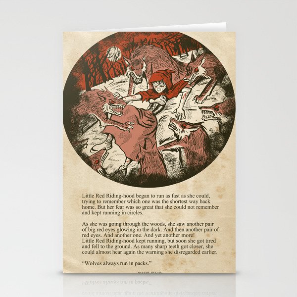 Little Red Riding Hood - Untold Ending Stationery Cards
