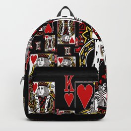 BLACK KING OF HEARTS CASINO PLAYING CARDS FROM Backpack