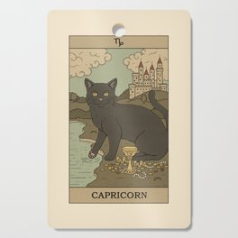 Capricorn Cat Cutting Board
