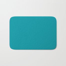 Turquoise Blue Teal | Solid Colour Badematte