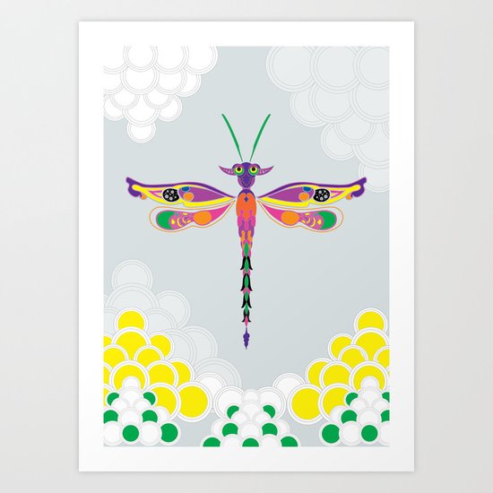 Dragon Fly Art Print