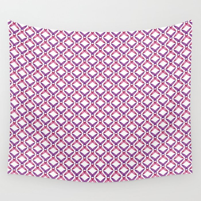 Ribbon Seamless Pattern Art Wall Tapestry