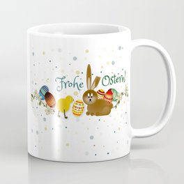 "Frohe Ostern!" Bunny and the Chick Mug