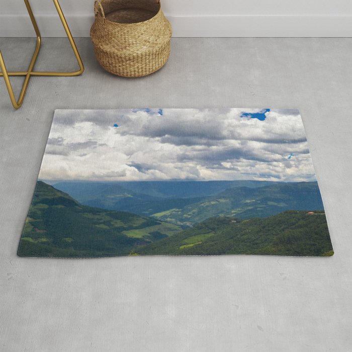 Brazil Photography - Mountains In The Huge Rain Forest Of Brazil Rug