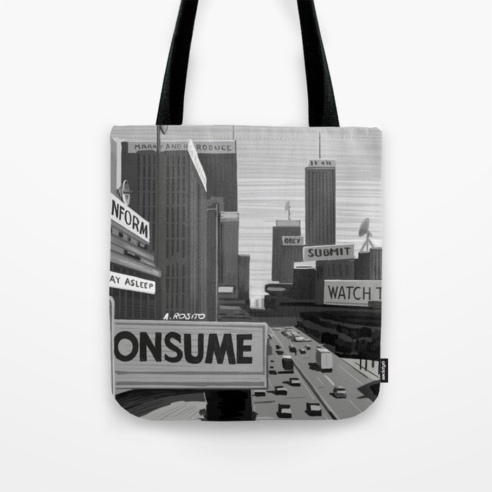 They Live Fan Art Illustration Tote Bag