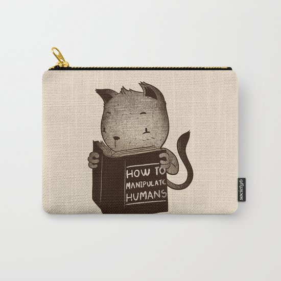 Cat Book How To Manipulate Humans Carry-All Pouch