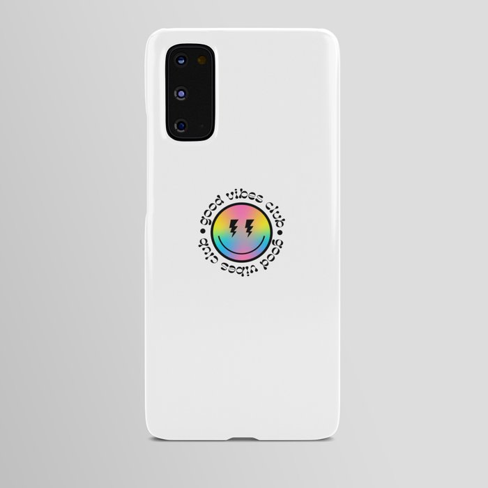 Good Vibes Smiley Face Android Case