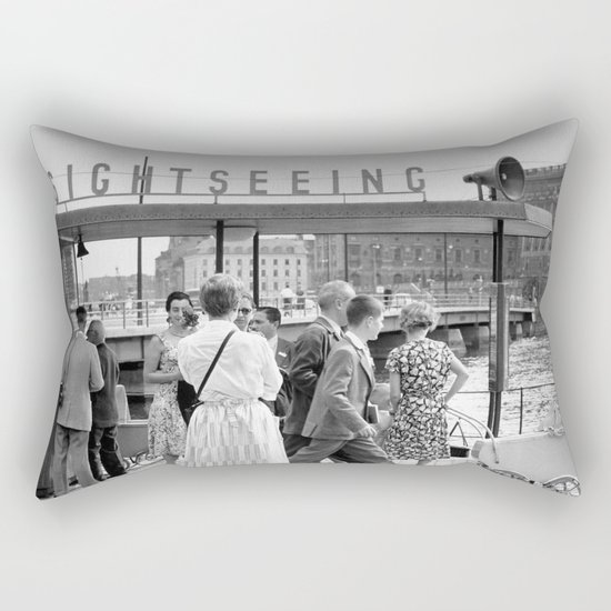 Stockholm 1950 Rectangular Pillow