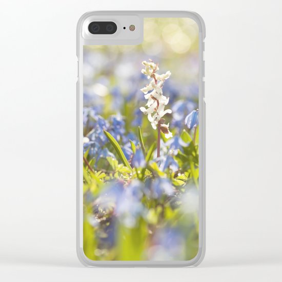 Spring flower meadow - Colorful flowers -floral on #Society6 Clear iPhone Case