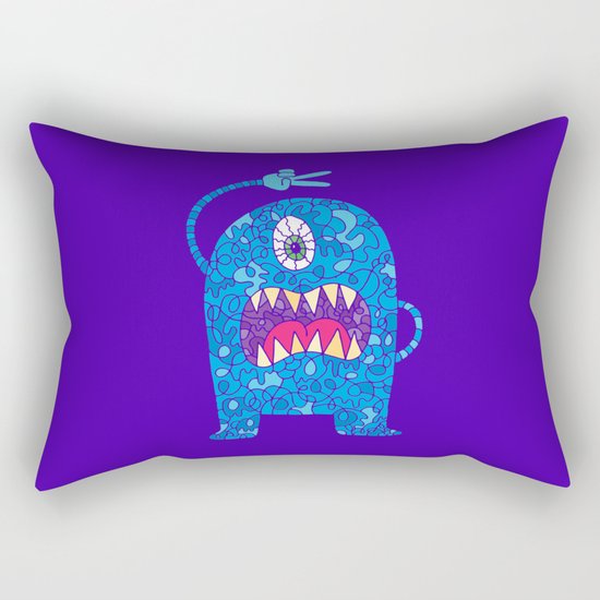 Peace Monster Rectangular Pillow