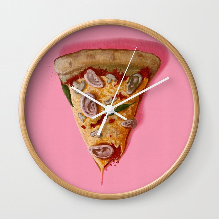 Pizza-ear Wall Clock