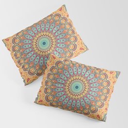 Jewel Mandala - Mandala Art Pillow Sham