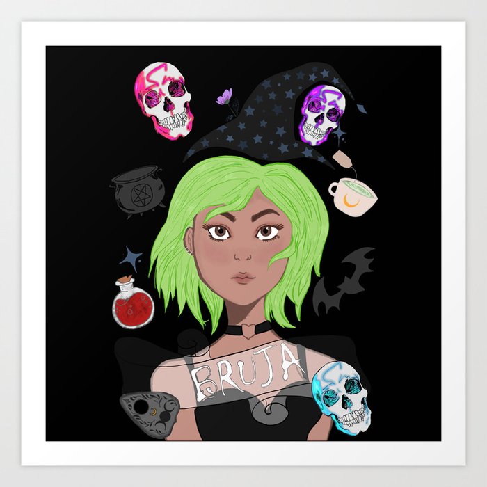 Bruja Art Print