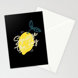 Squeeze The Day Lemon Lemonade Stationery Card