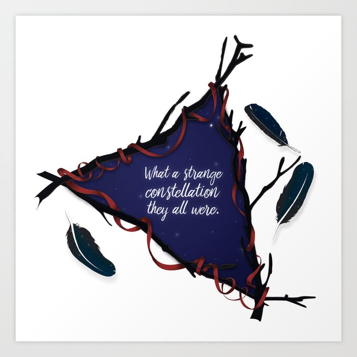 Her Raven Boys Art Print By Literally Literate Designs Society6