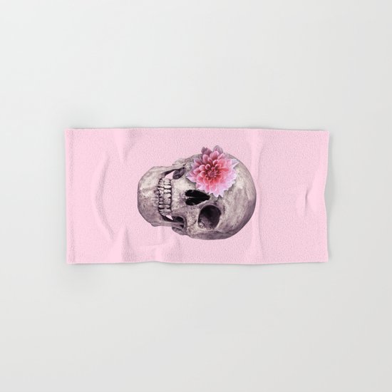 FLOWER SKULL Hand & Bath Towel