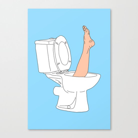 Drowning in this Canvas Print