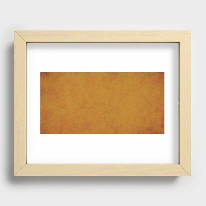 Grunge old yellow Recessed Framed Print