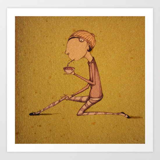 caffeine fix Art Print