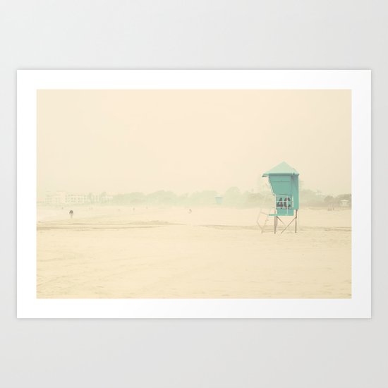 waiting for a gift from the sea ... Art Print