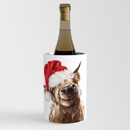 Christmas Highland Cow Wine Chiller