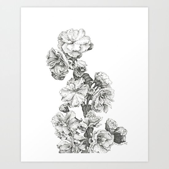 Flower Study Art Print