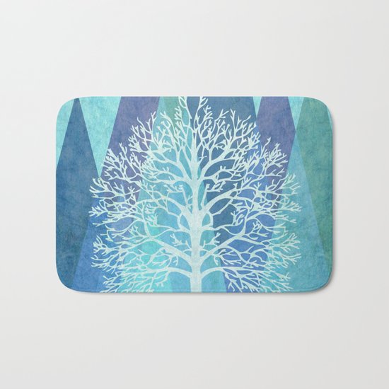 Winter Tree Bath Mat