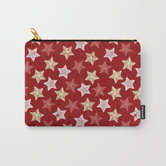Festive Stars Carry-All Pouch