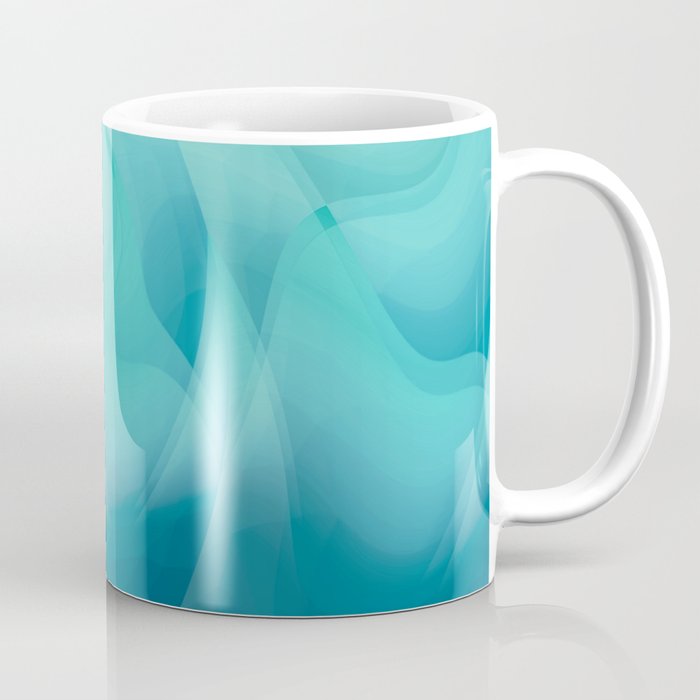 Blue Geo Flame Coffee Mug