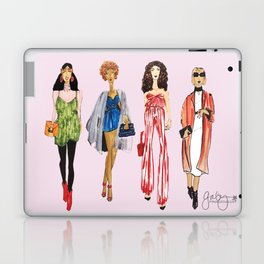 Fashion Drawing Series Pouch, Pinales Illustrated Laptop & iPad Skin