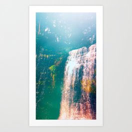 Florence Falls Art Print | Tranquil, Woods, Soothing, Alabama, Explore, Waterfall, Nature, Woodsy, Waterfalls, Misty 