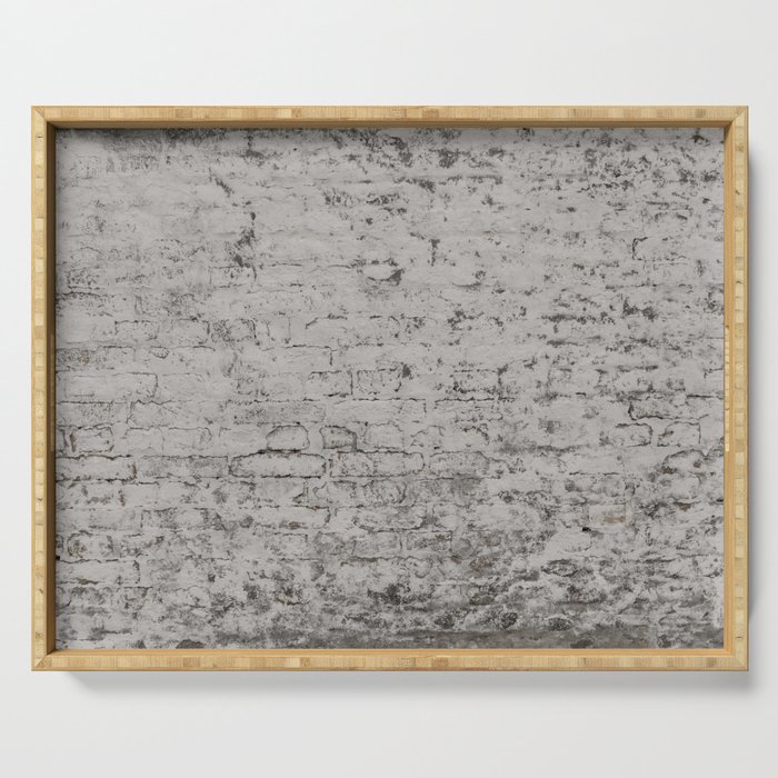 Rustic Loft Brick Wall #1 #wall #decor #art #society6 Serving Tray