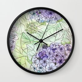 Oregon Blooms Wall Clock