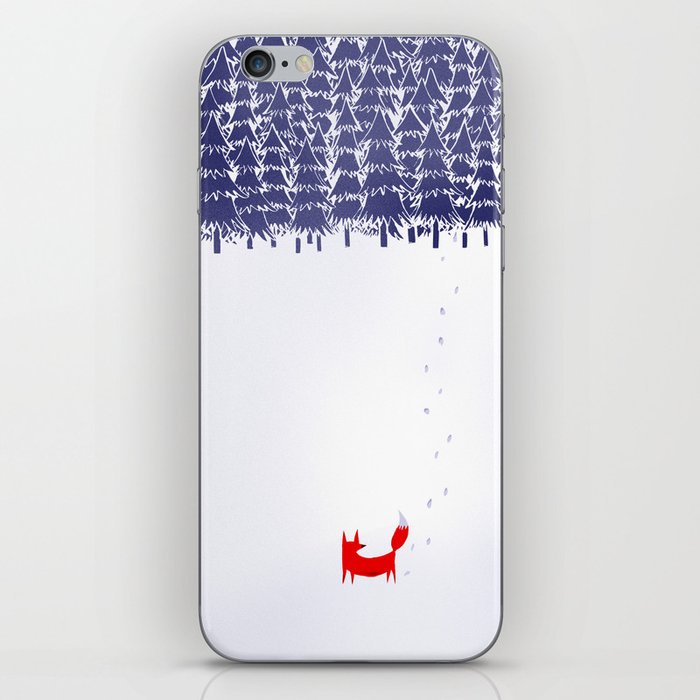 Alone in the forest iPhone Skin