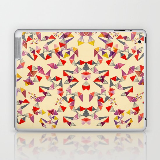watercolour geometric shapes Laptop & iPad Skin