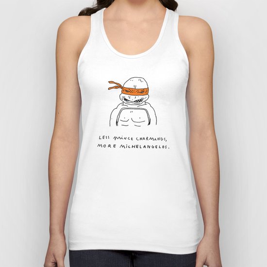 LESS IS MORE Unisex Tank Top