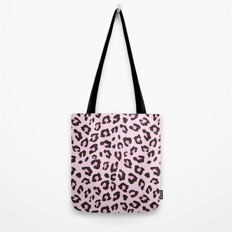pink leopard print bag