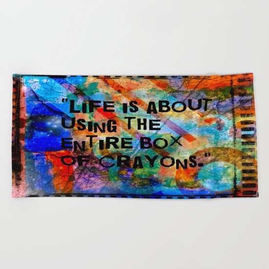 Crayon Box 2 Beach Towel