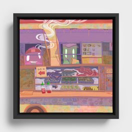 The Last Taco Truck Framed Canvas