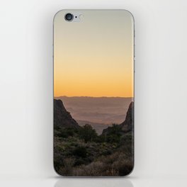 Through the Window - Chisos Mountains, Big Bend National Park, Texas, USA iPhone Skin