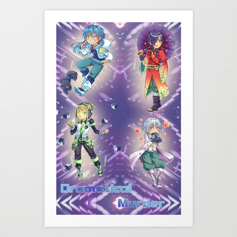 Dramatical Murder Dmmd Art Print By Spigarose Society6