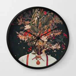 Foliage Wall Clock