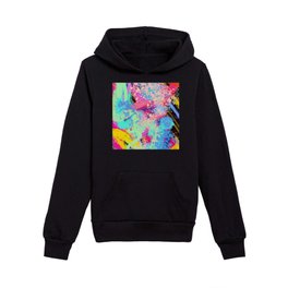 Abstract  Graffiti Colorful Art 80's  Kids Pullover Hoodie
